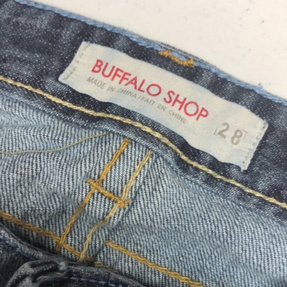 VINTAGE BUFFALO SHOP FLARE BOOT JEANS 28x28 - Picture 2 of 13